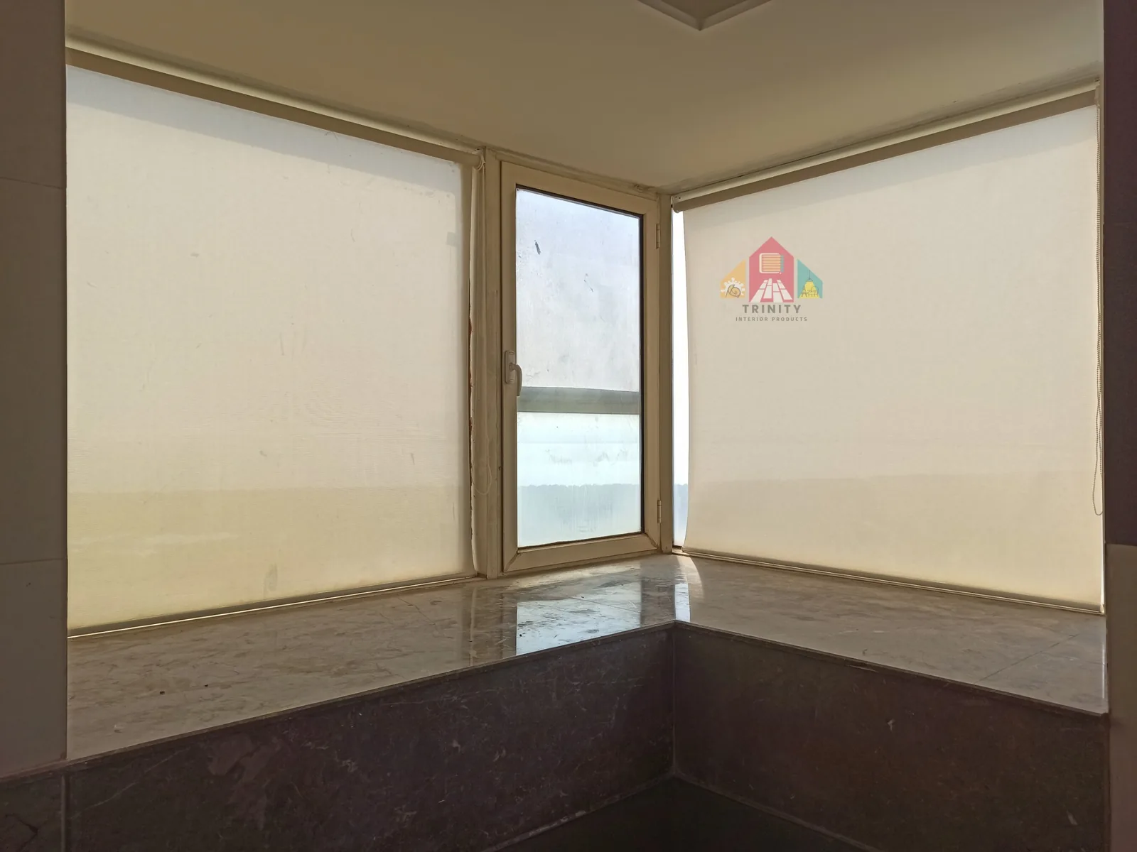 Corner Roller Blinds - Trinity Interior Products